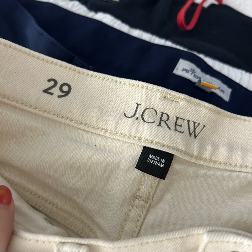 J.Crew Classic Straight Jeans in Ecru White Cream - Picture 10 of 11